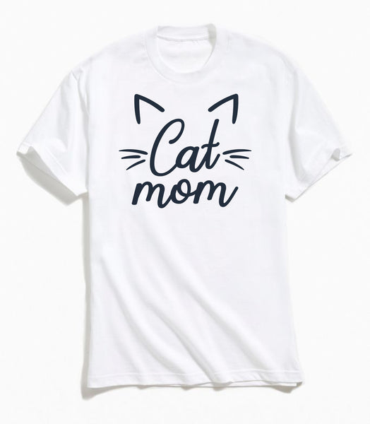 Cat Mom - White