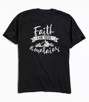 Faith Can Move Mountains - Black