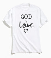 God is Love - White