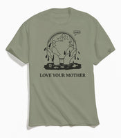 Love Your Mother Tee - Olive