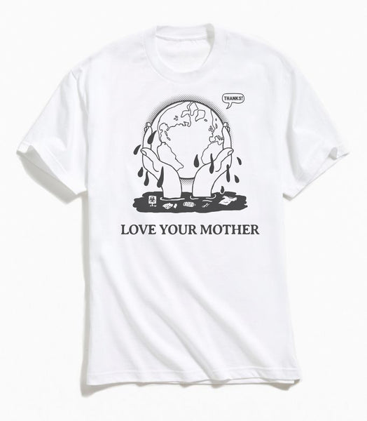 Love Your Mother Tee - White