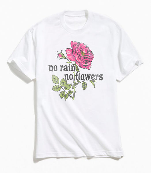 Rain Flowers - White