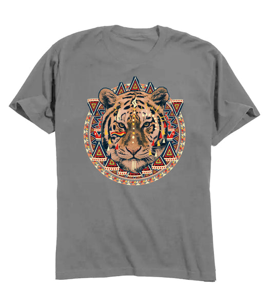 Tribal Tiger - Grey