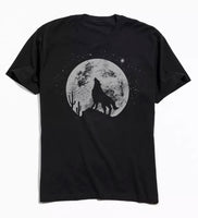 Wolf Moon Tee - Black