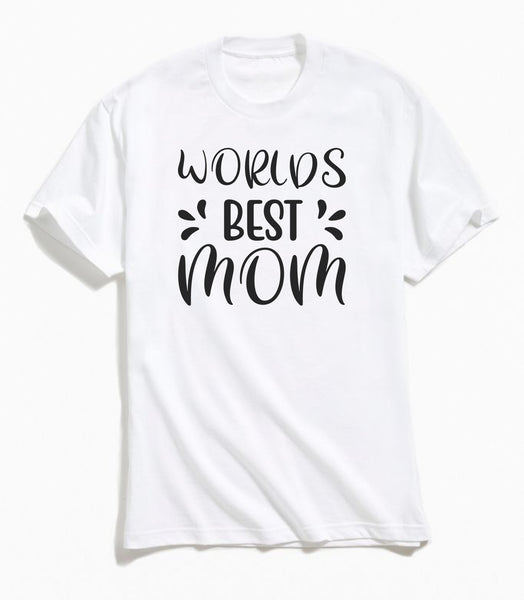 Worlds Best Mom - White