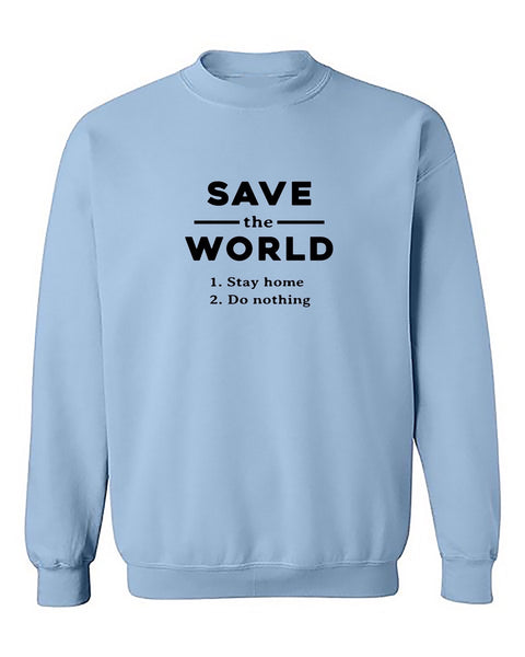 Save The World Sweater - Blue