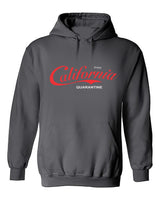 Enjoy California Quarantine Pocket Hoodie- Grey