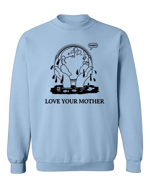 Love Your Mother Sweater - Blue