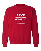 Save The World Sweater - Red