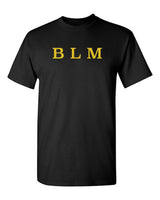 BLM Tee - Black Yel