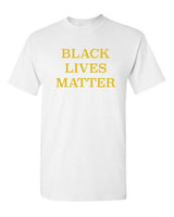 BLACK LIVES MATTER Tee - White Yel